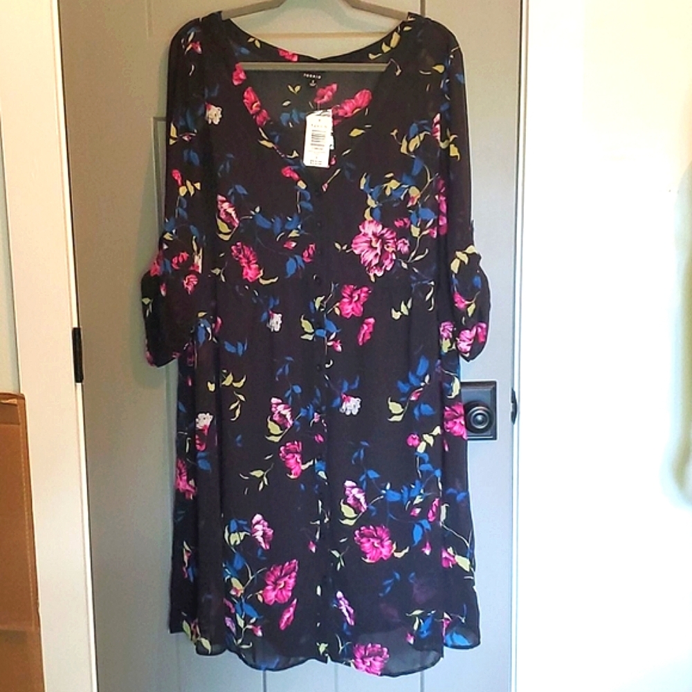 NEW $89 Torrid PLUS SIZE 2 Dress  NEW WITH TAGS ATTACHED